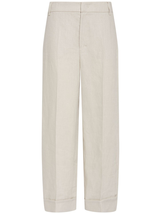Anselmo linen wide leg pants - Thumbnail 1