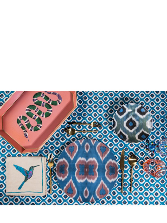 Les Ottomans: Iron hand painted tray - ecraft_1 | Luisa Via Roma