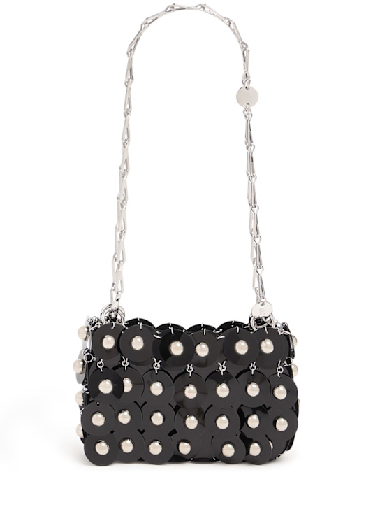 Rabanne: Nano 1969 embroidered shoulder bag - women_0 | Luisa Via Roma