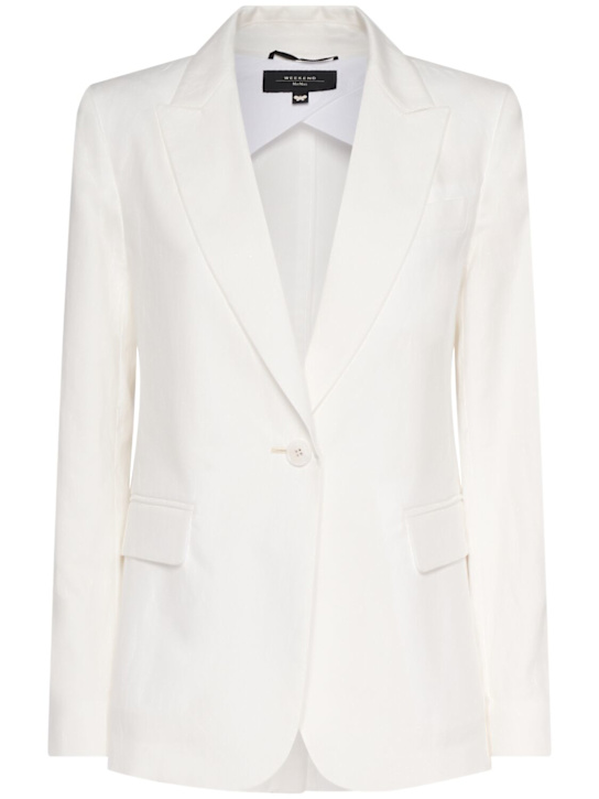 Quito cotton & linen canvas wide jacket - Thumbnail 1