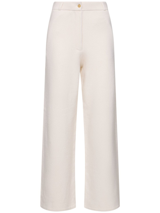 Guest In Residence: Tailored cashmere pants - White - women_0 | Luisa Via Roma