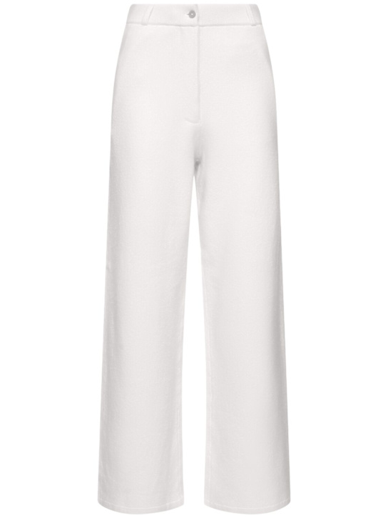 Guest In Residence: Tailored cashmere pants - White - women_0 | Luisa Via Roma