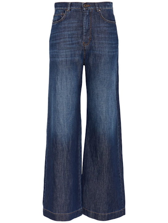 Weekend Max Mara: Volpino wide denim jeans - women_0 | Luisa Via Roma
