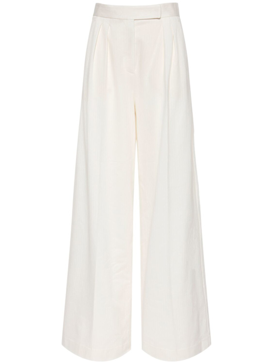 Chenzia jersey jacquard wide leg pants - Thumbnail 1