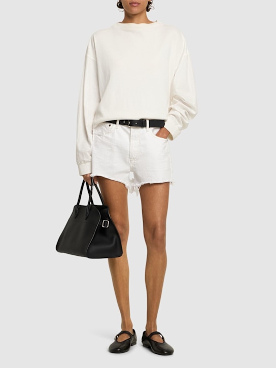 Agolde: Parker denim shorts - women_1 | Luisa Via Roma