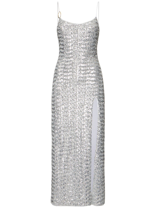 Oséree Swimwear: Sequined midi dress - women_0 | Luisa Via Roma