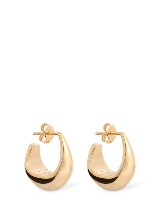Lemaire: Mini Curved hoop earrings - women_0 | Luisa Via Roma
