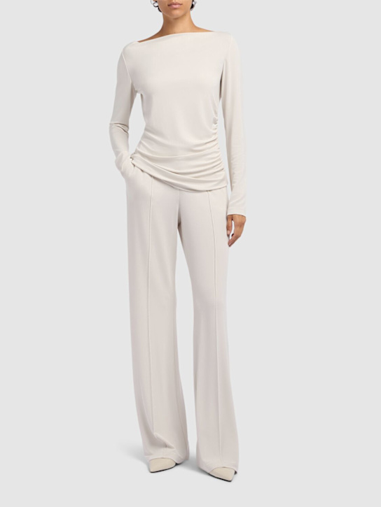 Dinda crepe jersey pants - Thumbnail 2