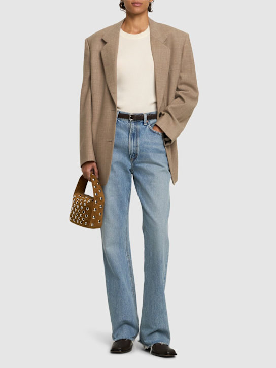 Agolde: Leena mid rise straight jeans - women_1 | Luisa Via Roma