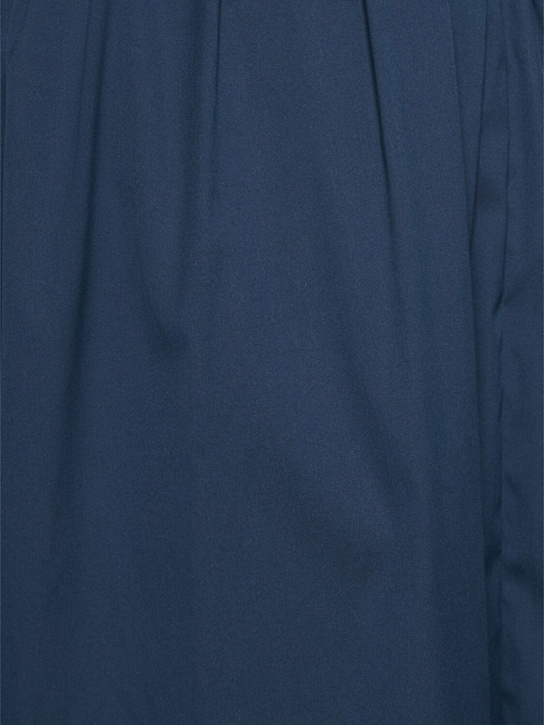 'S Max Mara: Sarah poplin midi dress - Navy - women_4 | Luisa Via Roma