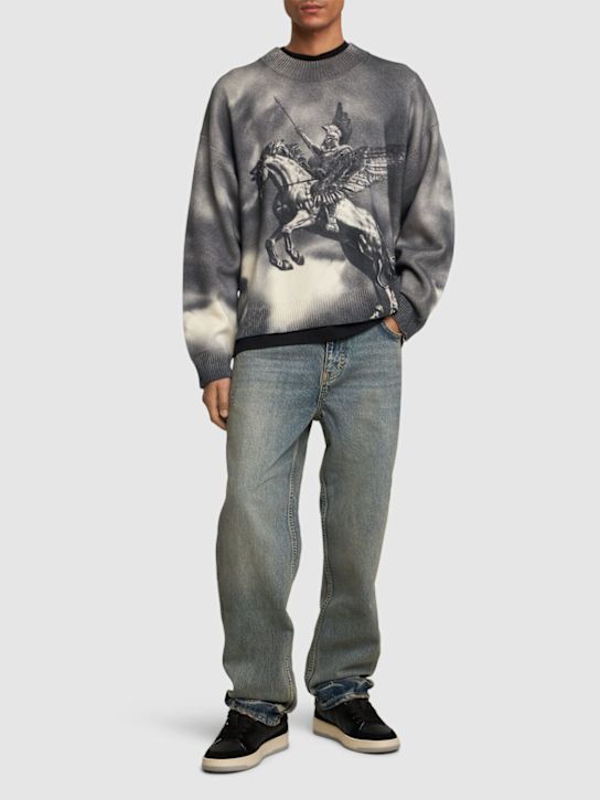 Represent: Jeans dritti R2 in denim - men_1 | Luisa Via Roma