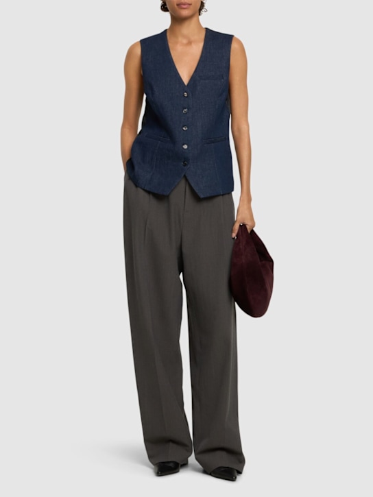 CITIZENS OF HUMANITY: Pili Jasmin long denim vest - women_1 | Luisa Via Roma