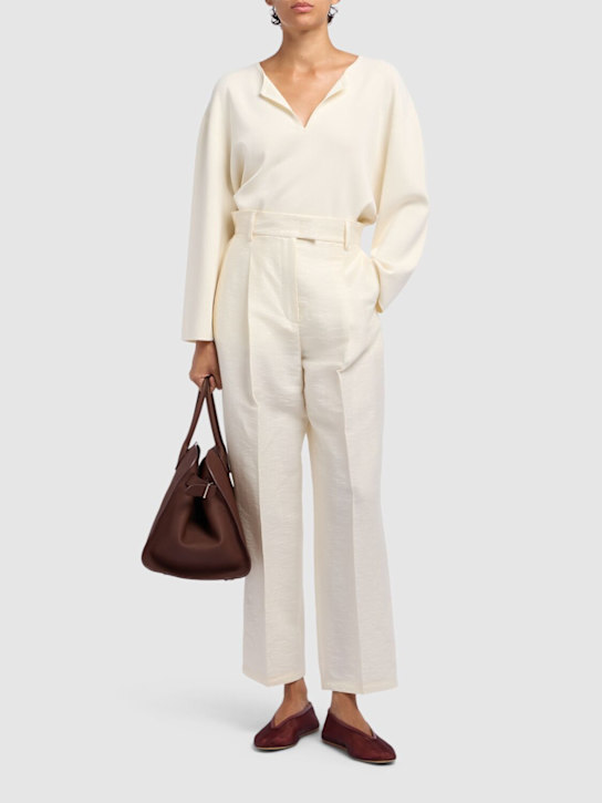 Efedra linen blend pants - Thumbnail 2