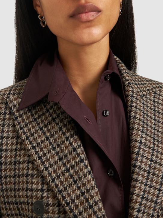 Maison Margiela: Double chain earrings - women_1 | Luisa Via Roma