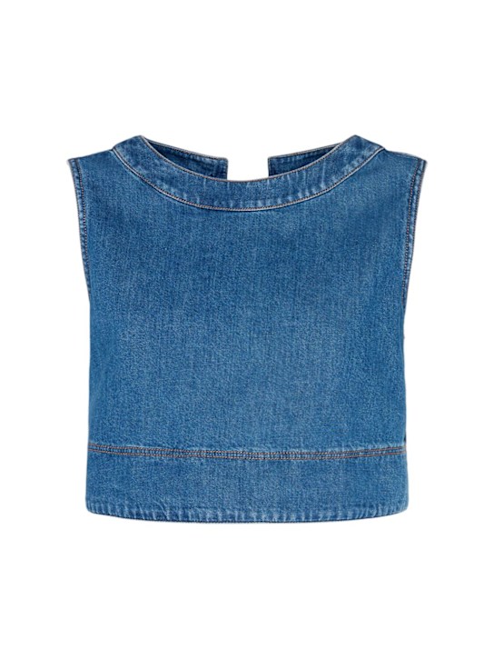 Magia sleeveless denim top - Thumbnail 1
