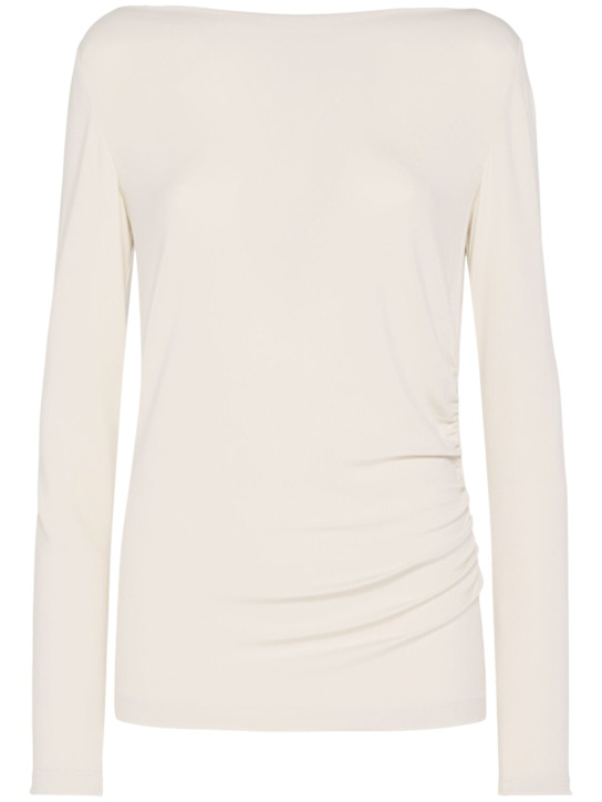 Catullo crepe jersey top - Thumbnail 1