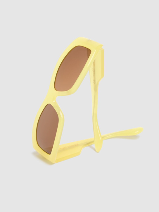 Port Tanger: Hads acetate sunglasses w/ tobacco lens - Yellow - men_1 | Luisa Via Roma
