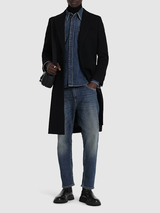 Dolce&Gabbana: Jeans in denim washed stretch - men_1 | Luisa Via Roma