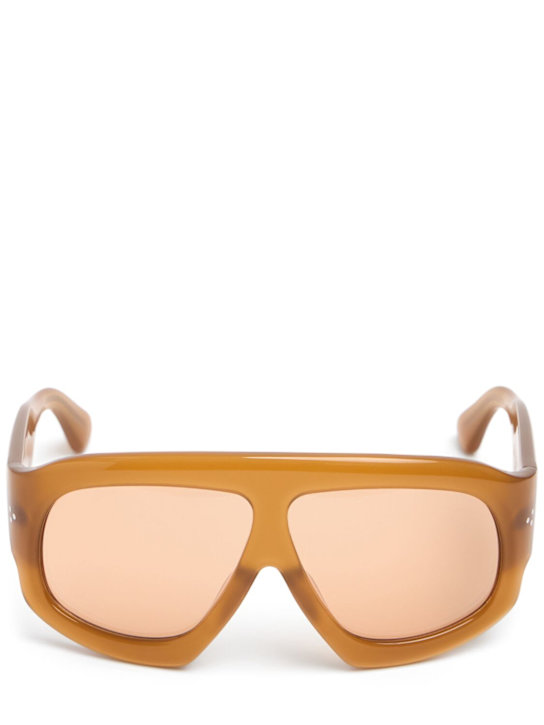 Port Tanger: Mari acetate sunglasses w/ amber lens - men_0 | Luisa Via Roma