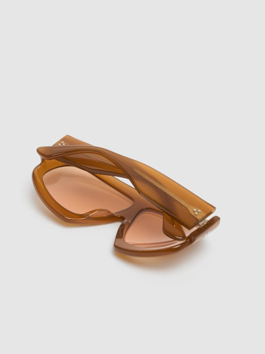 Port Tanger: Mari acetate sunglasses w/ amber lens - men_3 | Luisa Via Roma