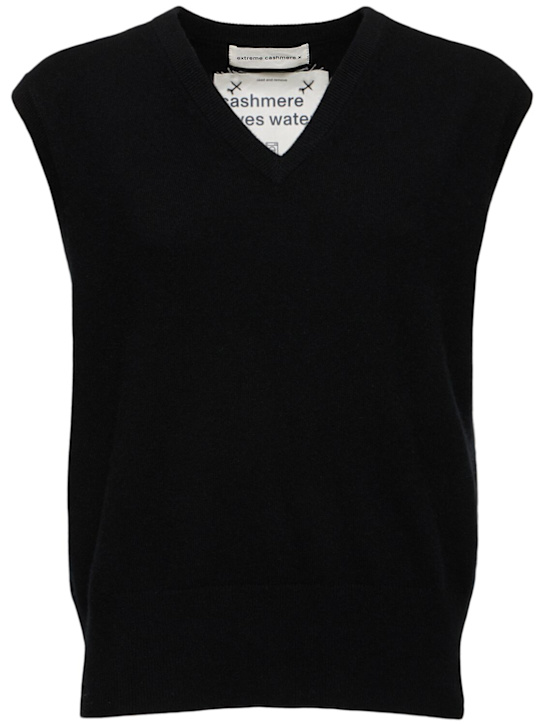 Extreme Cashmere: Spencer ストレッチカシミアブレンドベスト - women_0 | Luisa Via Roma