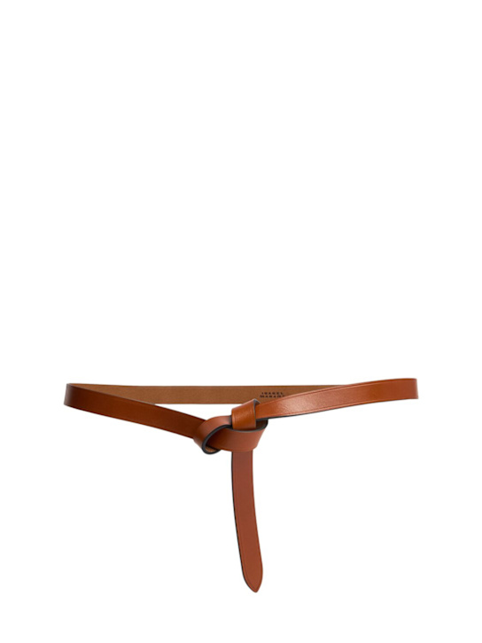 Isabel Marant: Kirka leather belt - women_0 | Luisa Via Roma