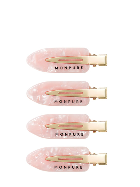 Monpure: Lot de 4 barrettes à cheveux No-Crease - beauty-women_0 | Luisa Via Roma