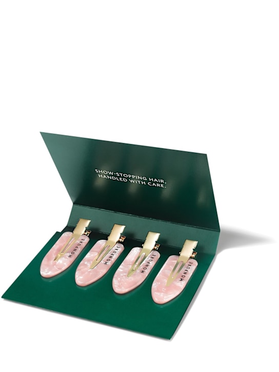 Monpure: Lot de 4 barrettes à cheveux No-Crease - beauty-women_1 | Luisa Via Roma