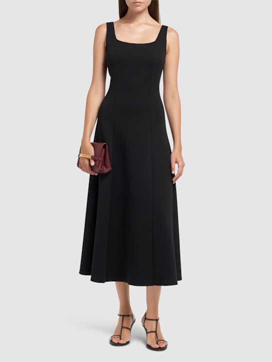 'S Max Mara: Platani scuba jersey midi dress - women_1 | Luisa Via Roma