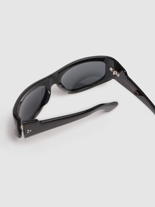 Port Tanger: Fayaz acetate sunglasses w/ black lens - Black - men_3 | Luisa Via Roma