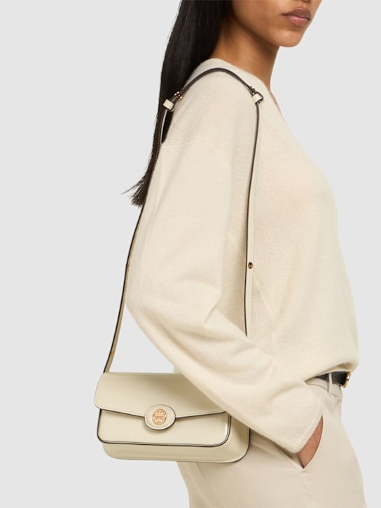 Tory Burch: E/W Robinson brushed leather bag - women_1 | Luisa Via Roma