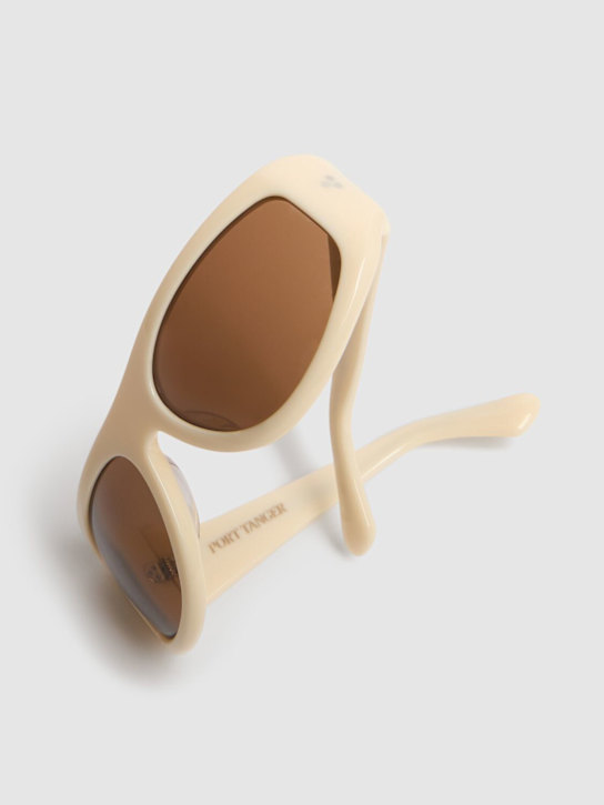 Port Tanger: Fayaz acetate sunglasses w/ tobacco lens - Beige - men_1 | Luisa Via Roma