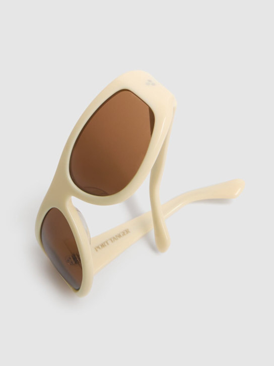 Port Tanger: Fayaz acetate sunglasses w/ tobacco lens - Beige - men_1 | Luisa Via Roma