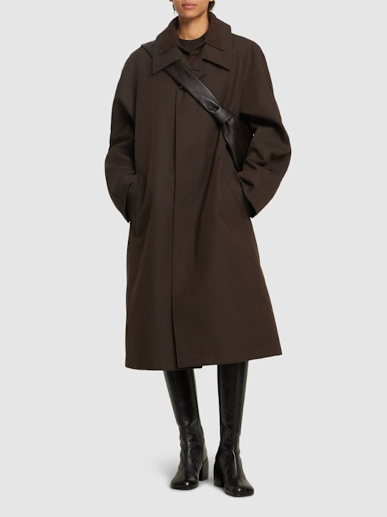 Lemaire: Zweiseitiger Mantel aus Wollmischung - women_1 | Luisa Via Roma