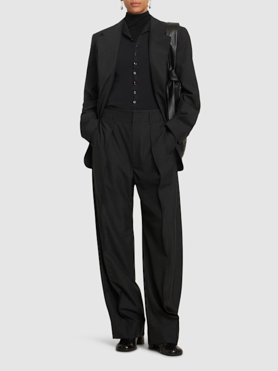 Lemaire: Curved volume tailored pants - women_1 | Luisa Via Roma