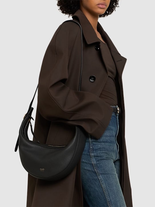 Khaite: Small Augustina leather shoulder bag - women_1 | Luisa Via Roma