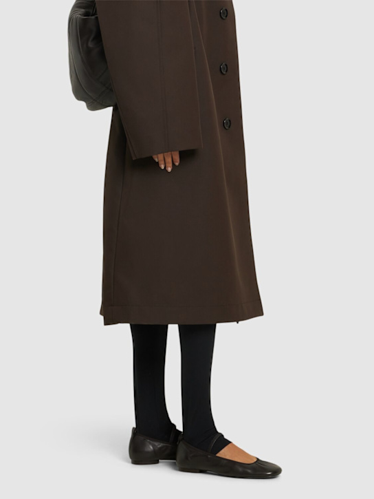 Lemaire: Square leather ballerinas - women_1 | Luisa Via Roma