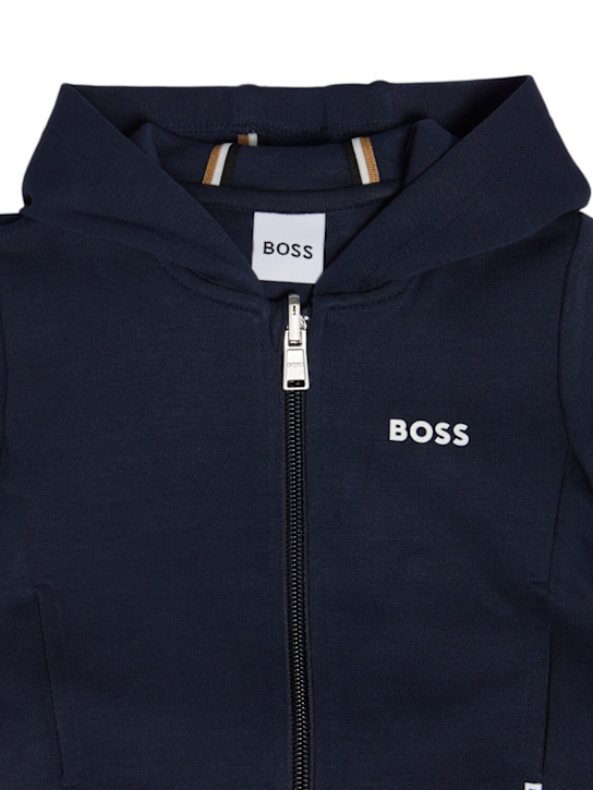 Boss: 混棉连帽卫衣&运动裤 - kids-boys_1 | Luisa Via Roma