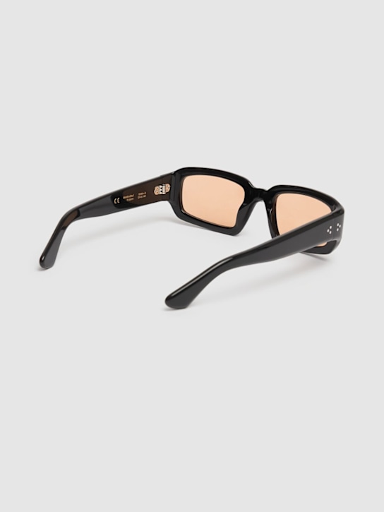 Port Tanger: Mektoub acetate sunglasses w/ amber lens - Brown - men_1 | Luisa Via Roma