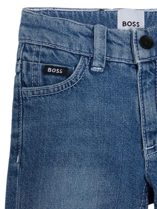 Boss: ストレッチコットンジーンズ - kids-boys_1 | Luisa Via Roma