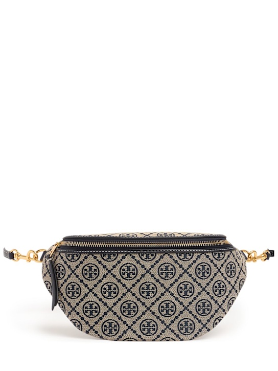 Tory Burch: T Monogram canvas belt bag - women_0 | Luisa Via Roma