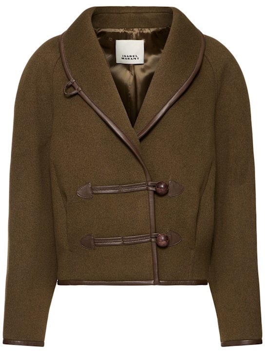 Isabel Marant: Idelisa wool blend jacket - women_0 | Luisa Via Roma