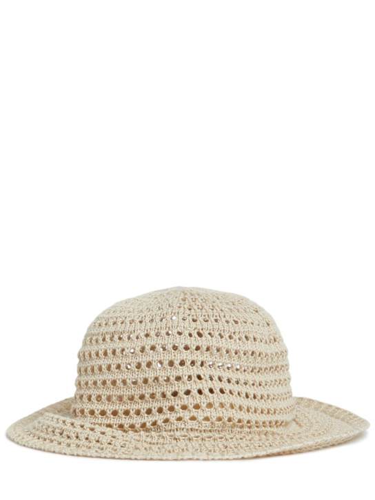 MAX&Co.: Cappello bucket crochet - Beige - kids-girls_0 | Luisa Via Roma