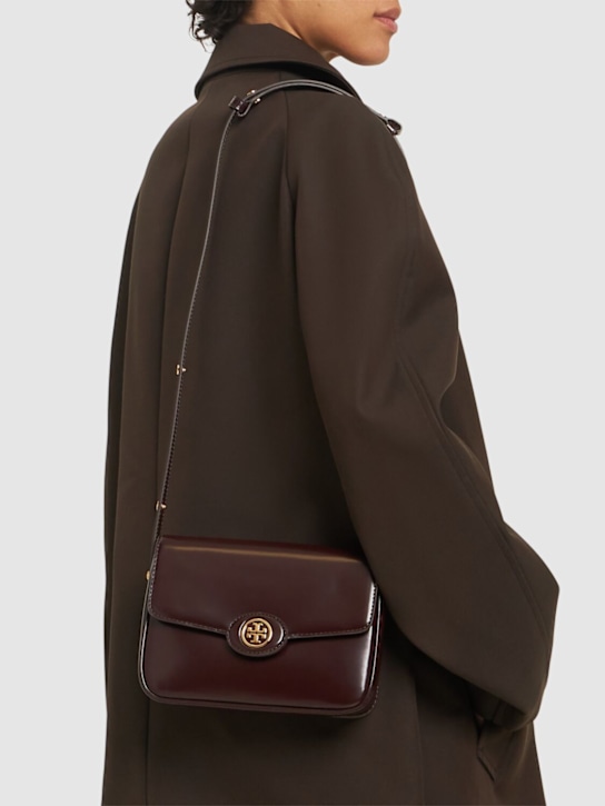 Tory Burch: Robinson brushed leather convertible bag - women_1 | Luisa Via Roma