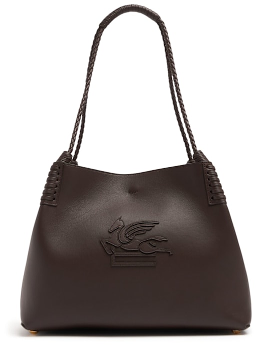 Etro: Small Libra leather shoulder bag - women_0 | Luisa Via Roma