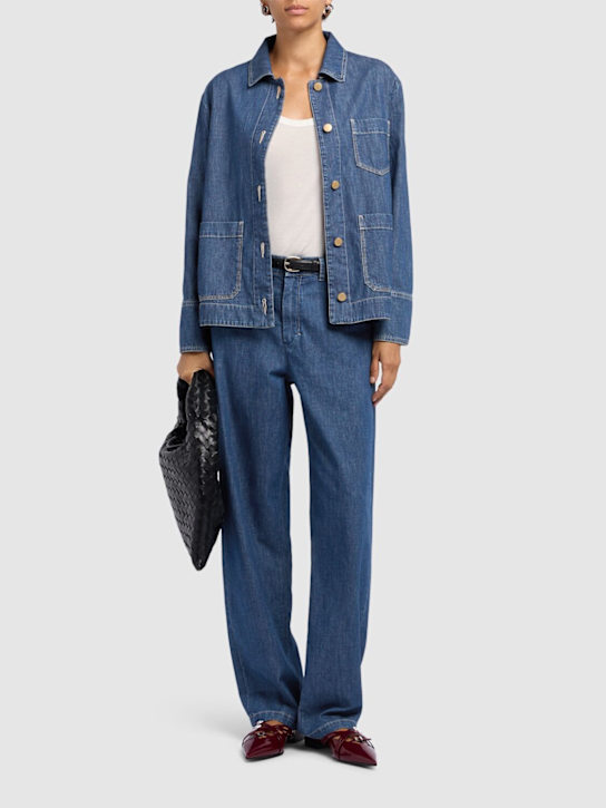 'S Max Mara: Giulietta denim jacket - women_1 | Luisa Via Roma