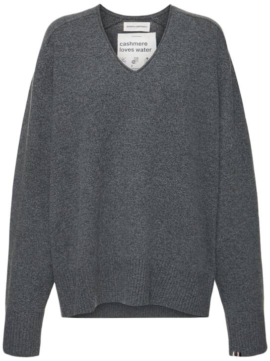 Extreme Cashmere: Patti cashmere blend v neck sweater - women_0 | Luisa Via Roma