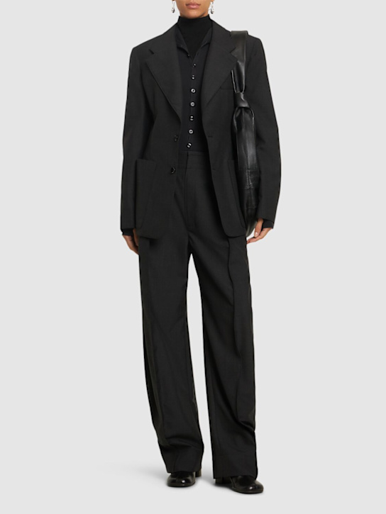 Lemaire: Tailored single-breast fitted blazer - women_1 | Luisa Via Roma