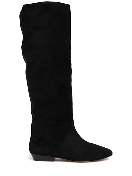 10mm Sayla-gb suede tall boots - Thumbnail 1