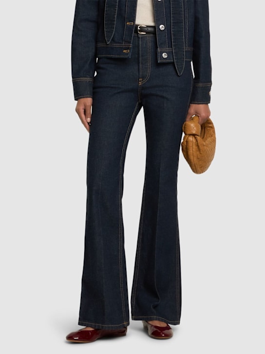 Lanvin: 10mm Glossy leather ballerina flats - women_1 | Luisa Via Roma